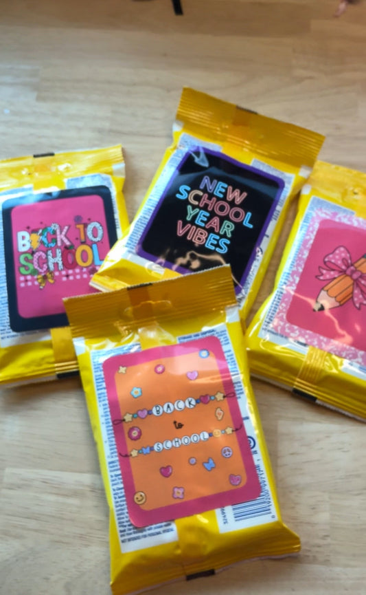 Back to School Teacher Stickers – Add a Little Sparkle to Those Pocket Wipes!