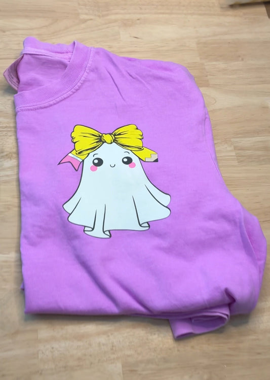 👻 Make a Cute Teacher Ghost T-Shirt with Free SVG/PNG