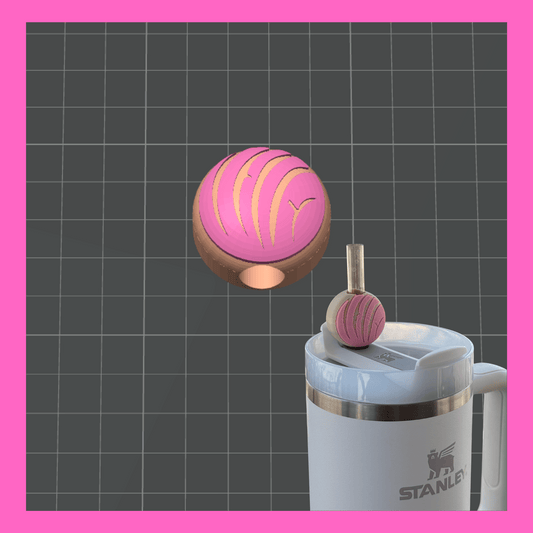 Concha Stanley Straw Charm 3MF and STL File