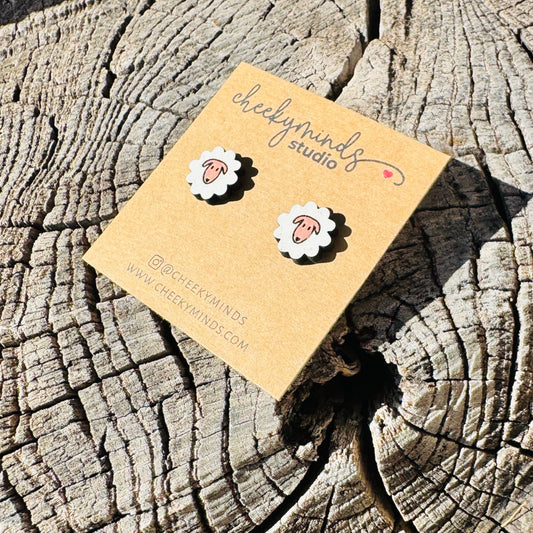 Borregito Sheep Earrings image 1