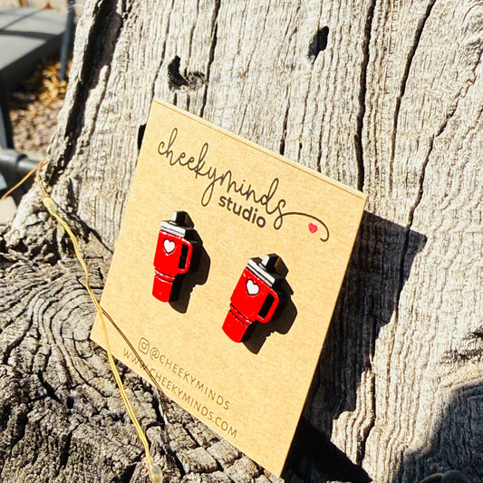 Stanley Valentine Stud Earrings image 1