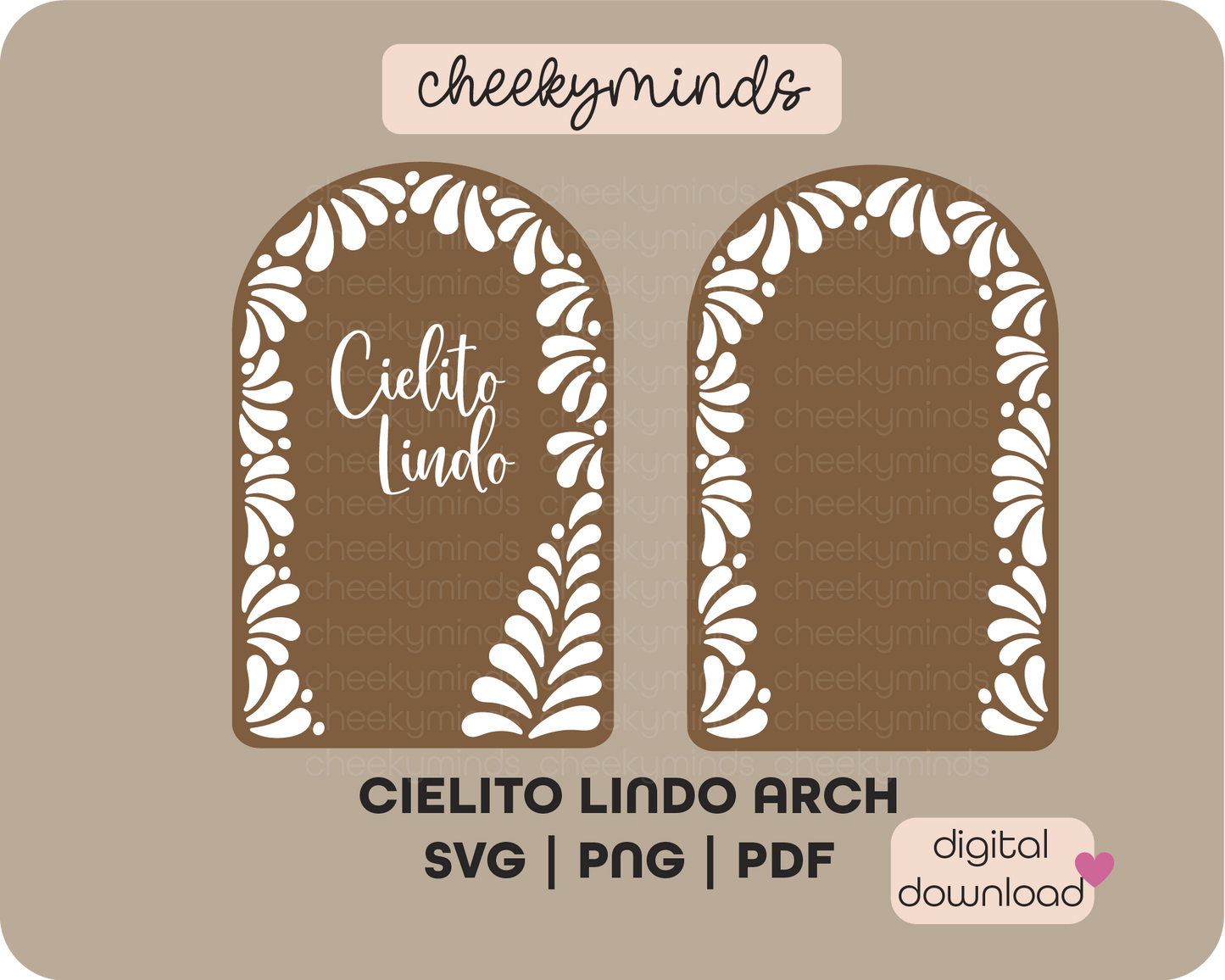 Cielito Lindo Arch for Shower SVG & PNG