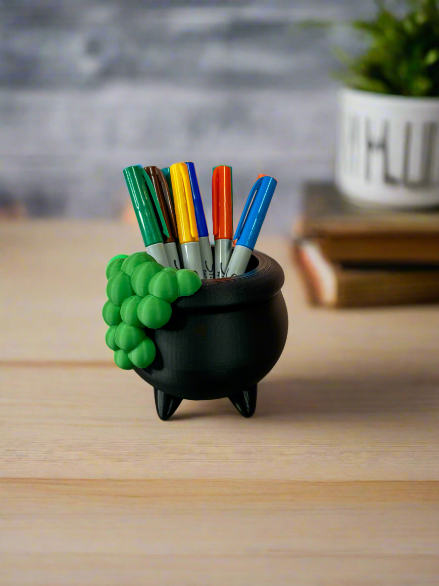 Witchy Cauldron Pencil Holder