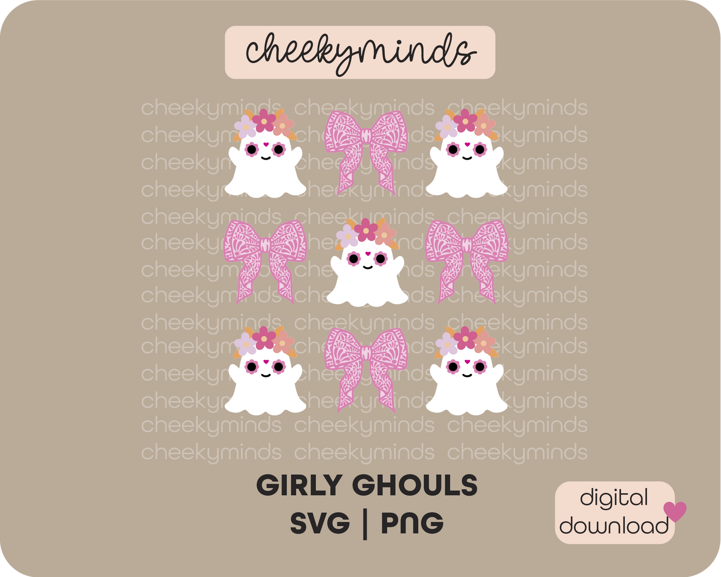 Girly Ghouls SVG PNG