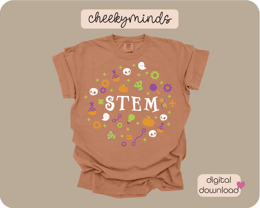 STEM Pumpkin SVG PNG