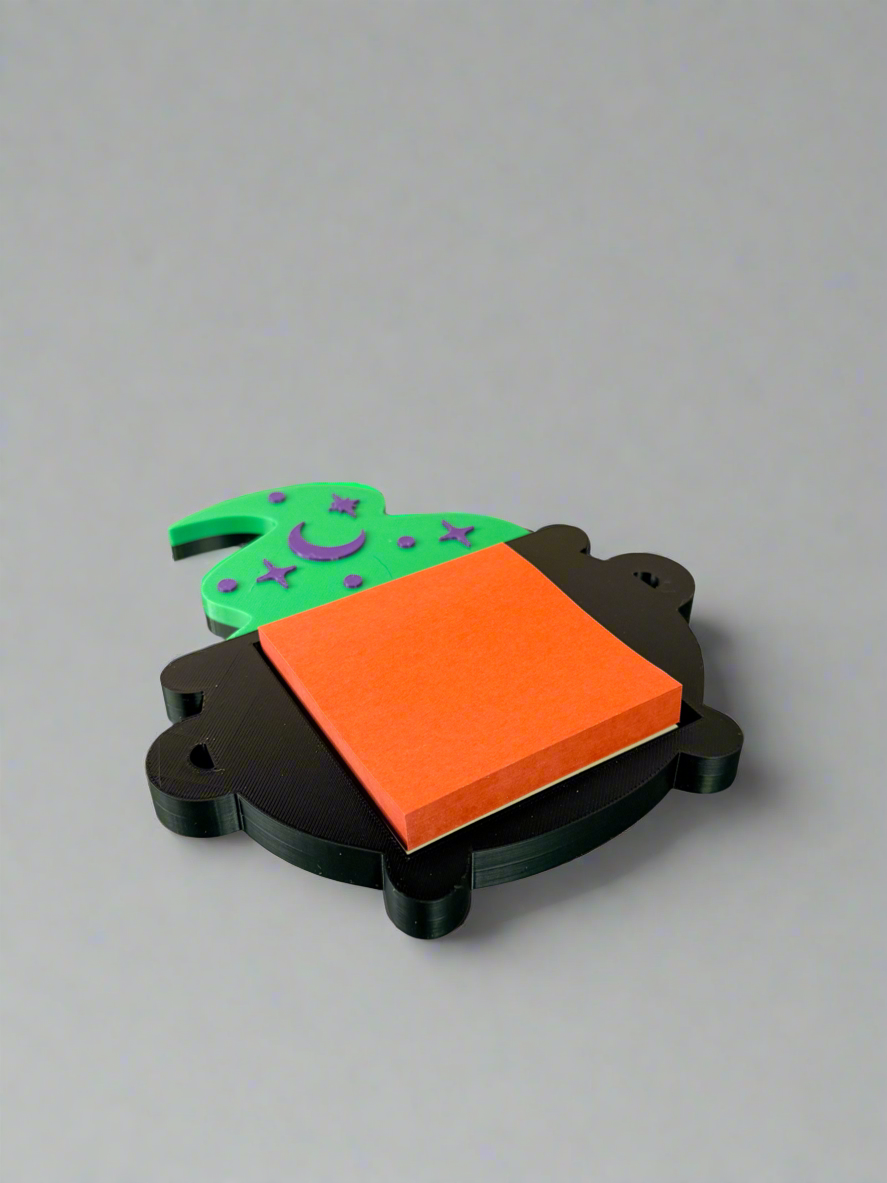 Cauldron Post-It Note Holder – Spooky Desk Must-Have