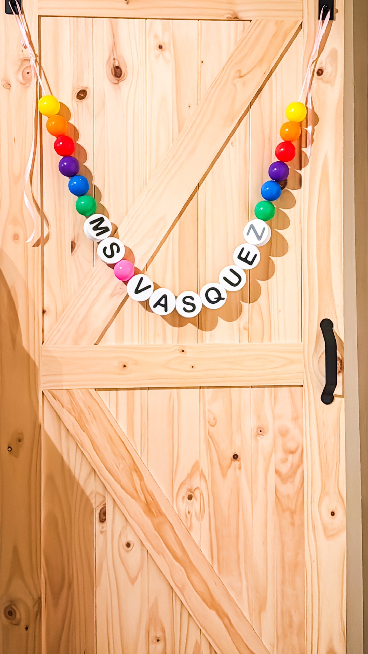 Multicolor & Custom Friendship Garland Banner