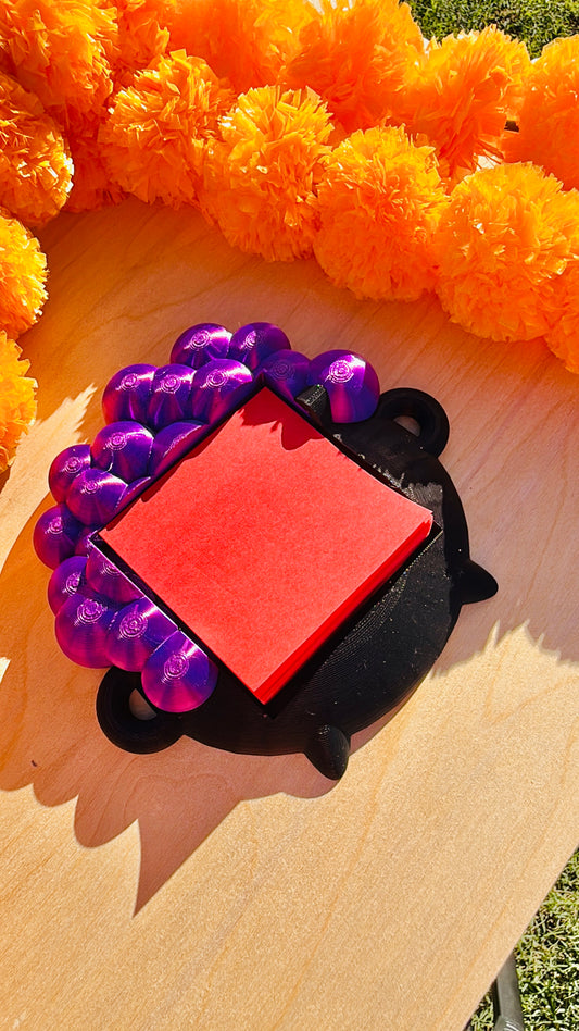 Cauldron Post It Holder STL 3mf File