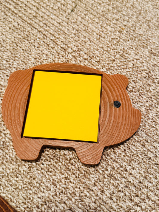 Marranito Post it Holder 3MF STL File