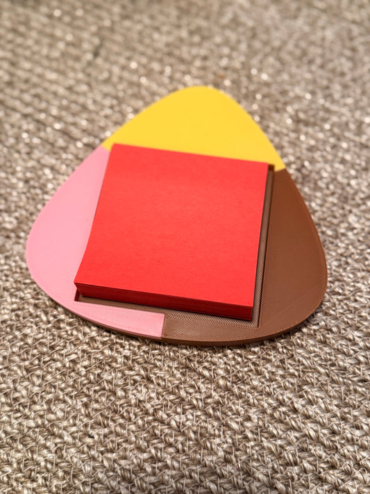 Cookie Tri Color Post It Holder 3MF STL File
