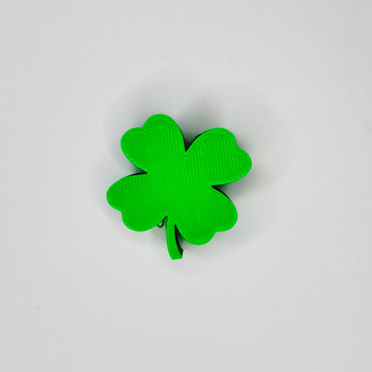 Lucky Four Leaf Clover Straw Charm