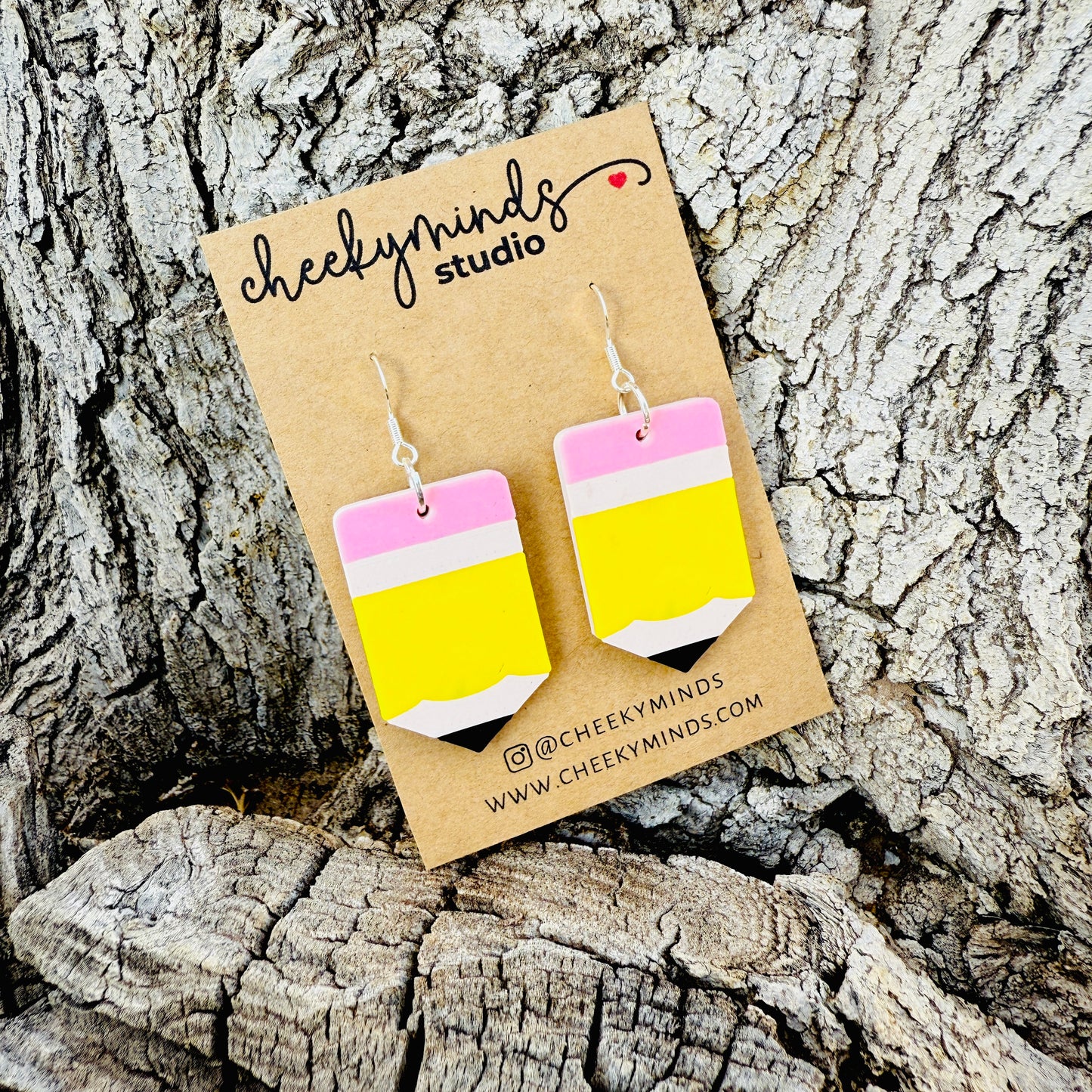 Teacher Pencil Minimalist Earrings