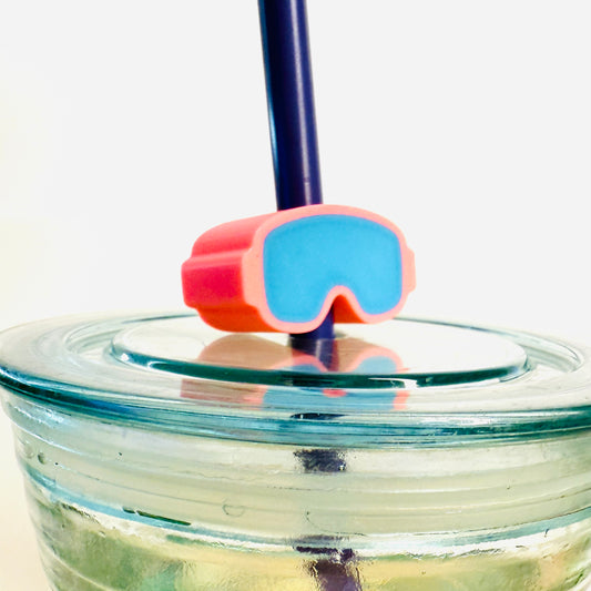 Ski Googles Topper STL and 3mf File for Regular and Large Straws