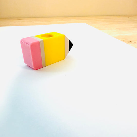 Pencil Topper STL and 3mf File for Regular and Large Straws