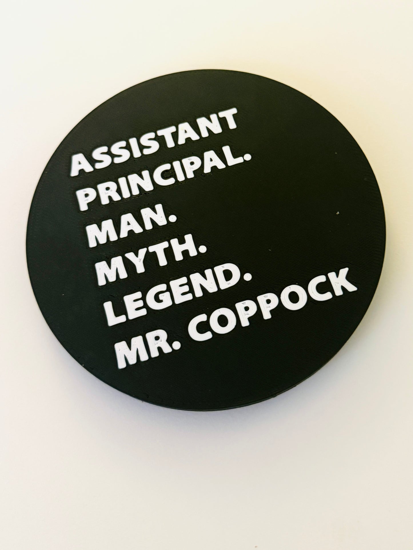 Assistant Principal Coffee Coaster