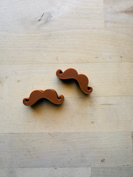 Swirly Mustache Topper – Gift for Him Fits Standard Straws and Stanley Straws