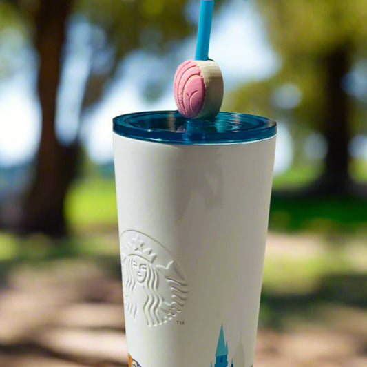 Mini Concha Straw Topper – Fits Standard Straws and Stanley Straws