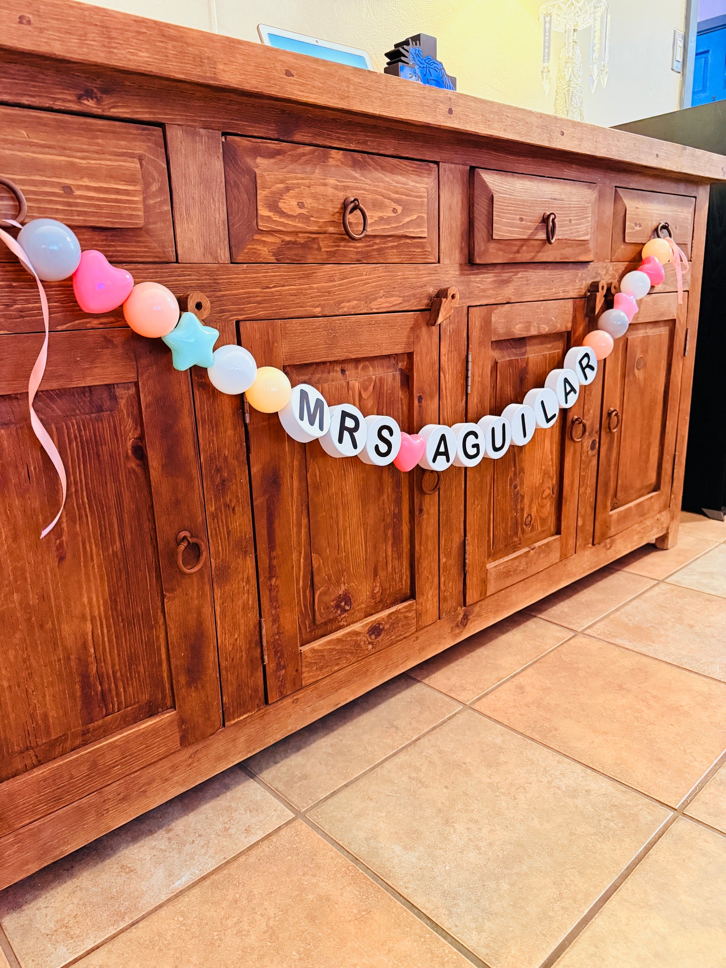 Custom Name Friendship Bracelet Garland