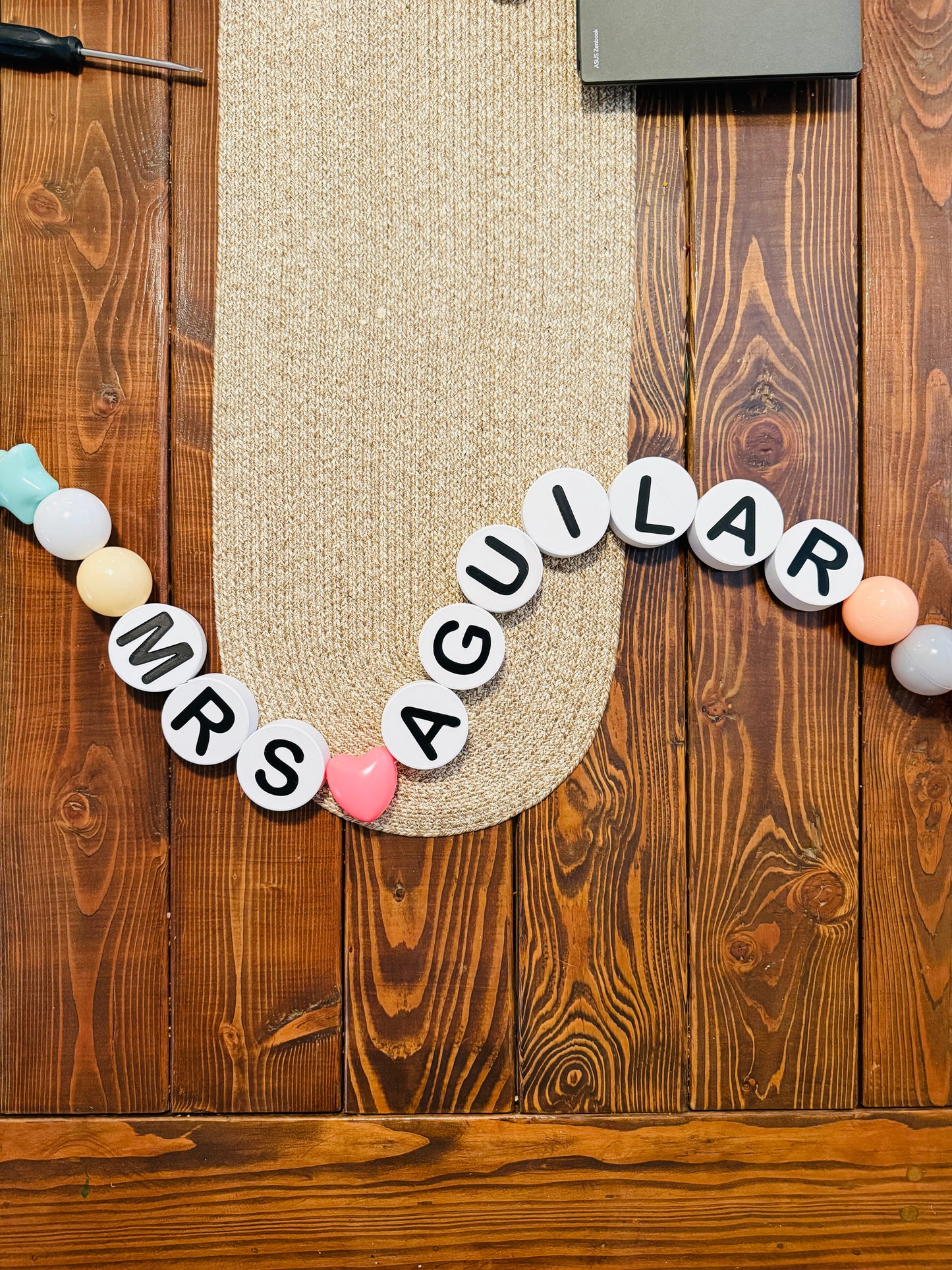 Multicolor & Custom Friendship Garland Banner
