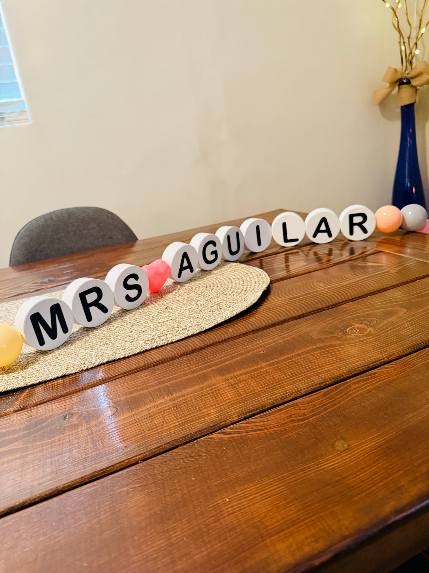 Custom Name Friendship Bracelet Garland