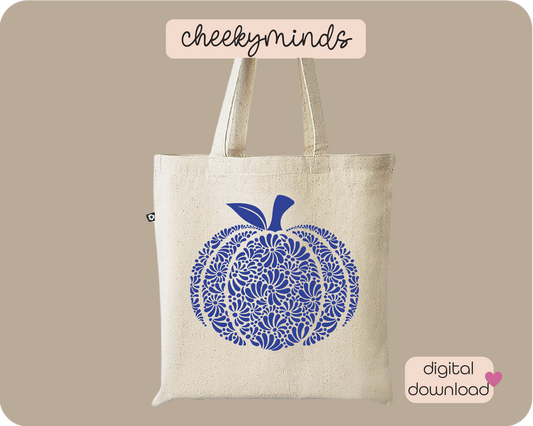 Talavera Pumpkin SVG PNG