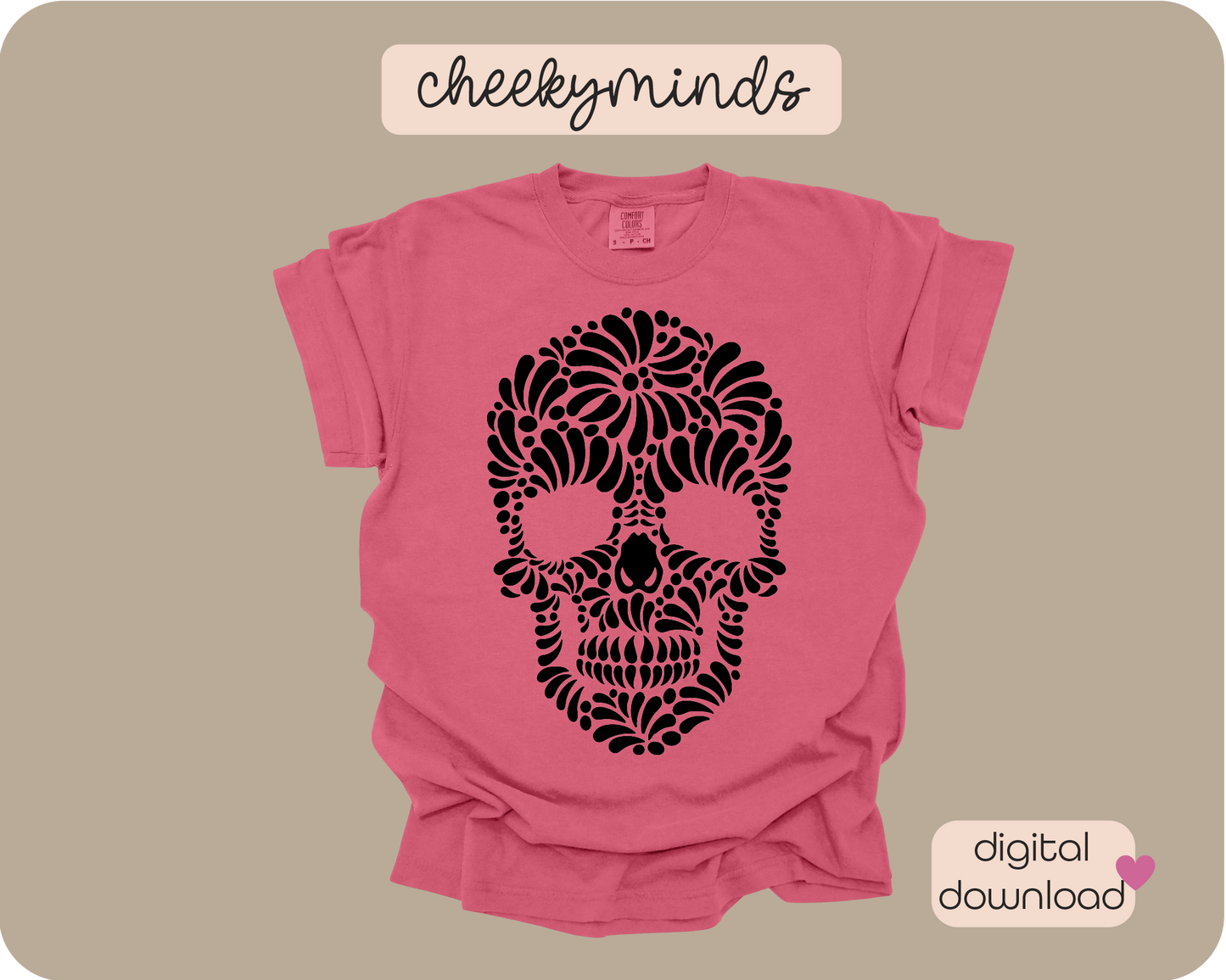 Talavera Skull SVG PNG