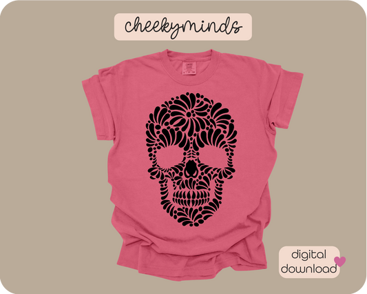 Talavera Skull SVG PNG