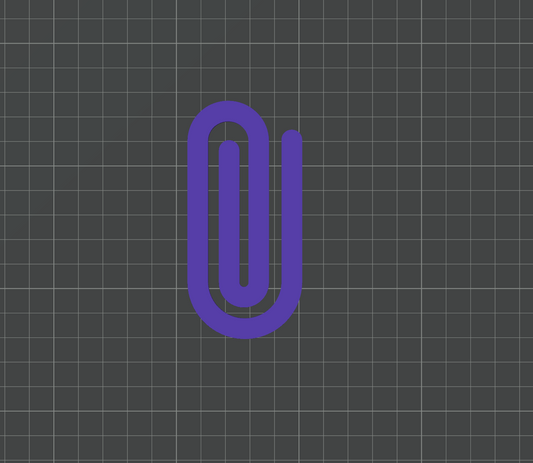Jumbo Paper Clip STL File