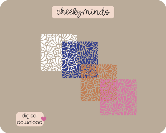 Seamless Talavera Tile SVG PNG