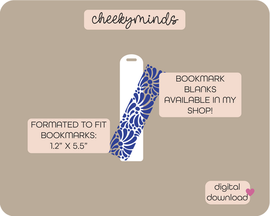 Talavera Book Mark Pattern SVG PNG