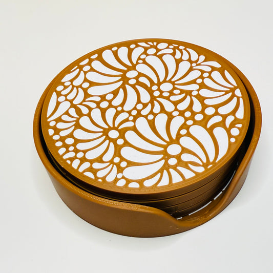 Talavera Clay Colored Coasters image 1