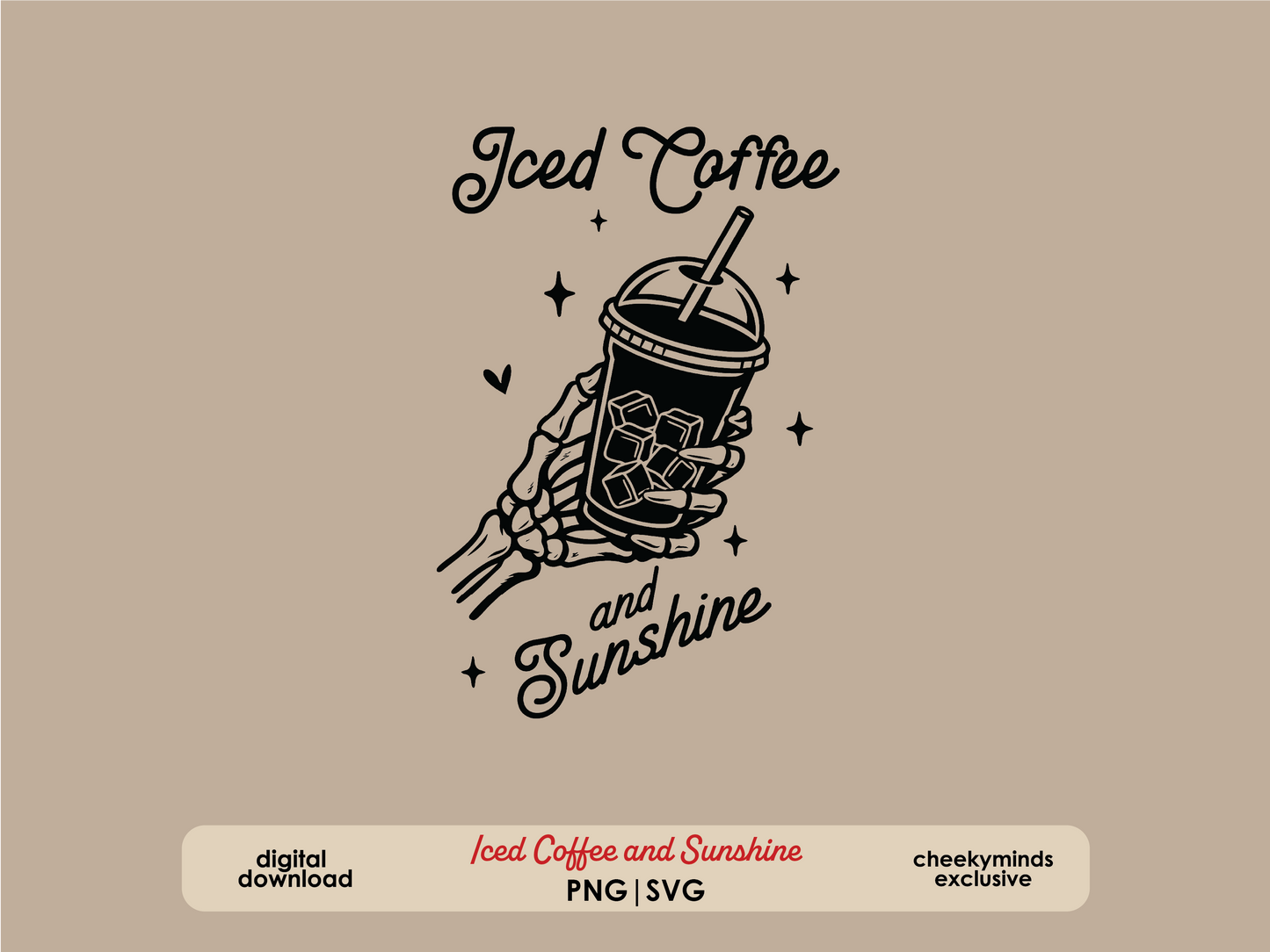 Iced Coffee and Sunshine Digital File