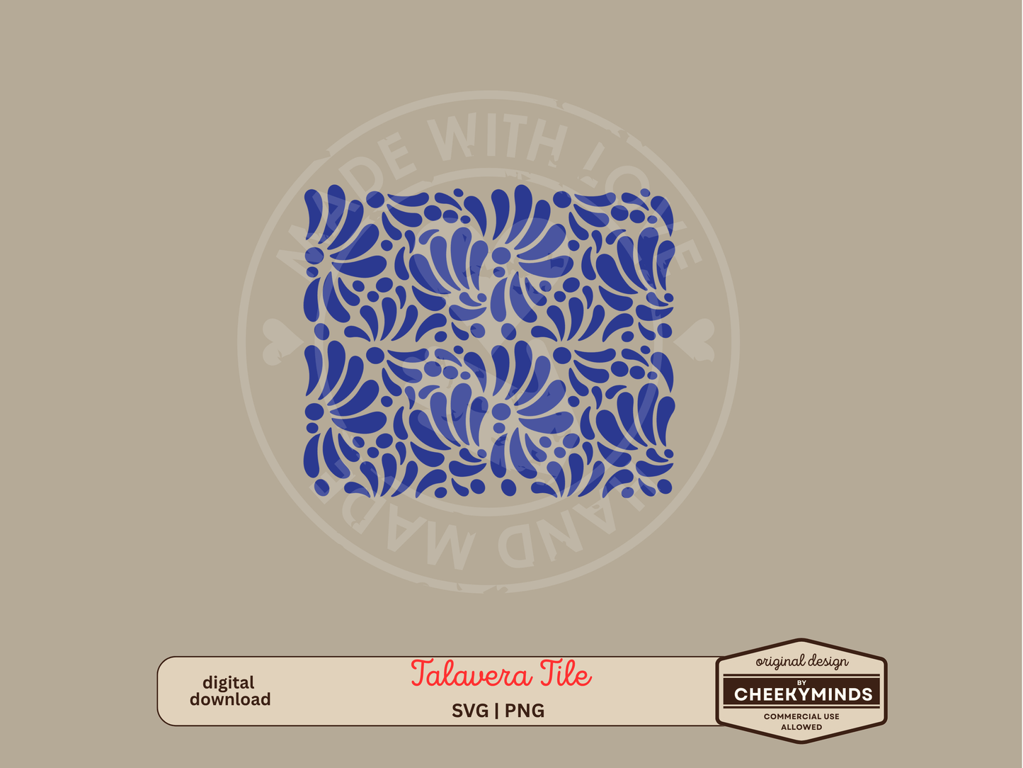 Talavera Tile SVG and PNG