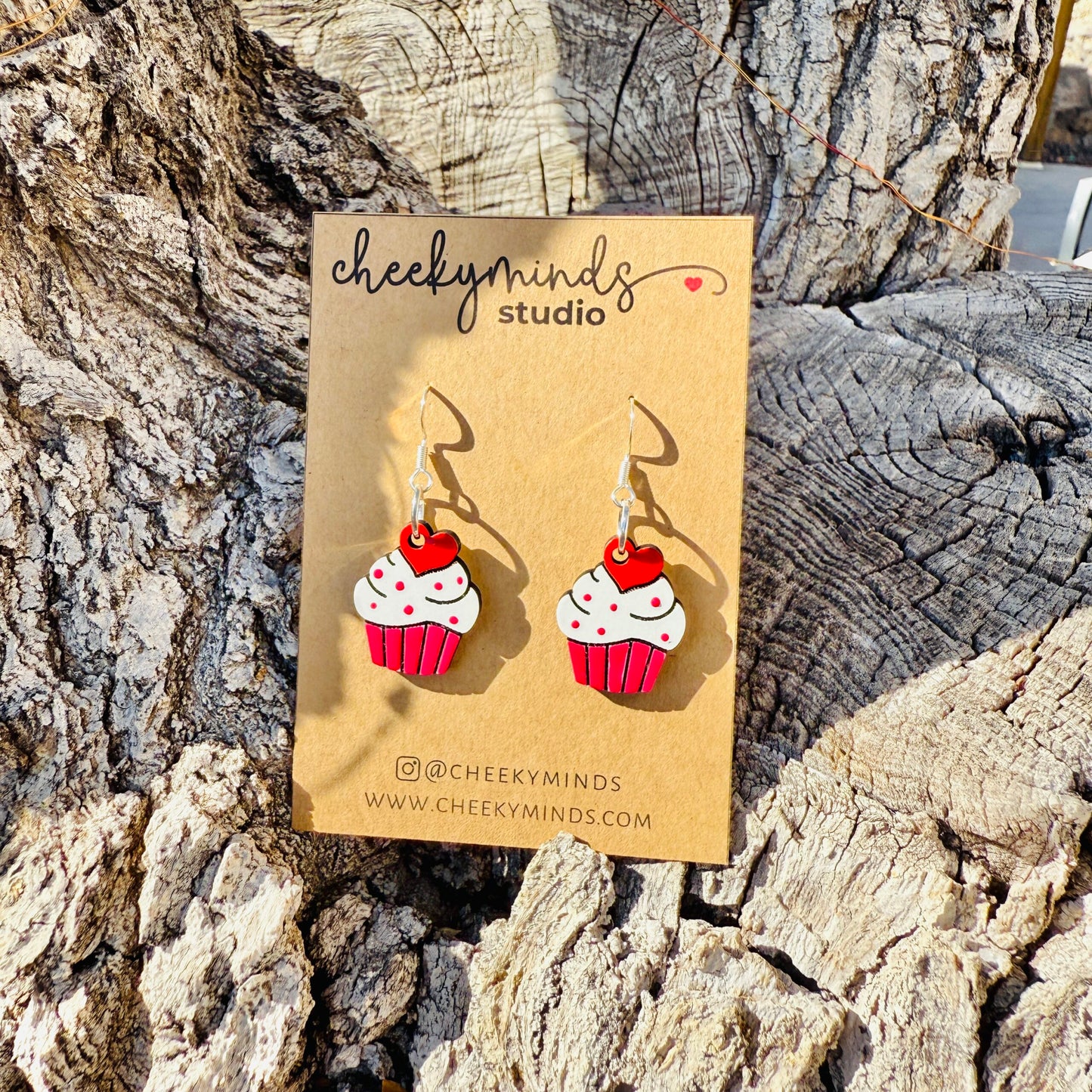 Cup Cake Dangle Earrings image 0