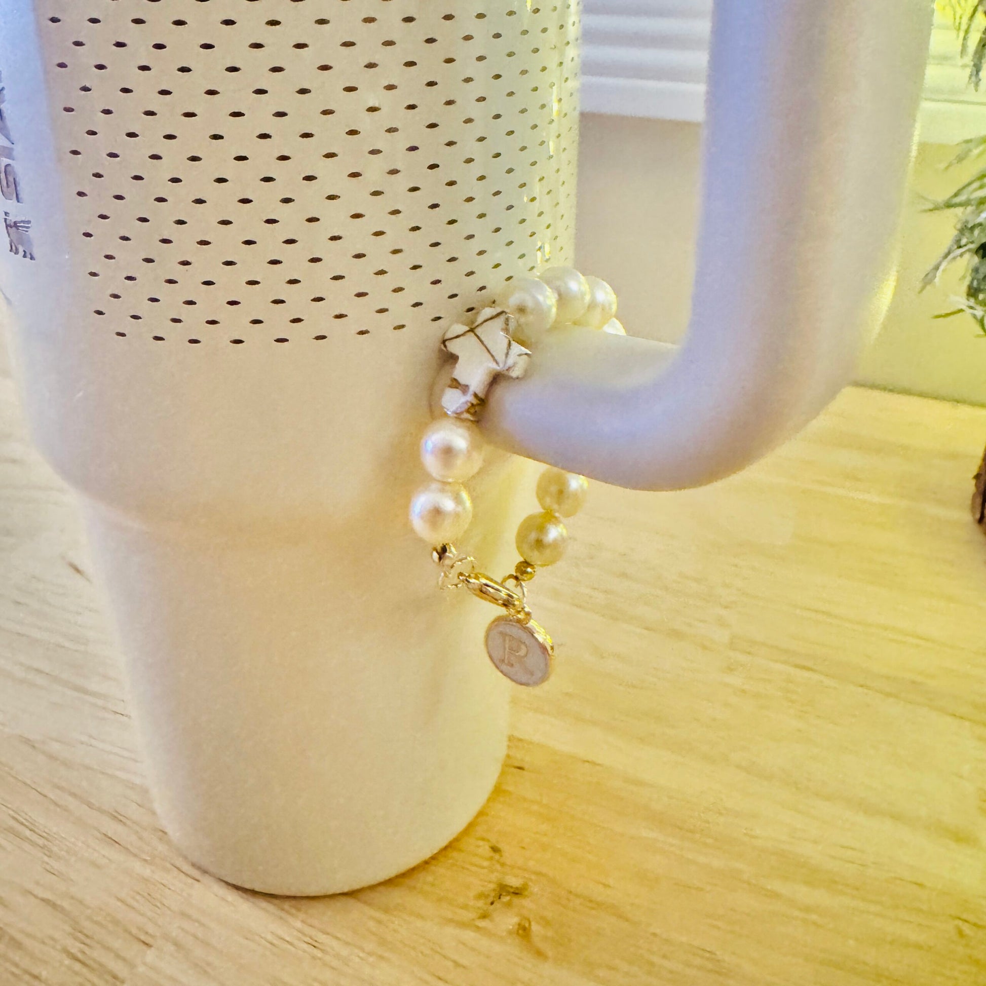 Rosary Tumbler Handle Charm - Customizable (Copy) image 0