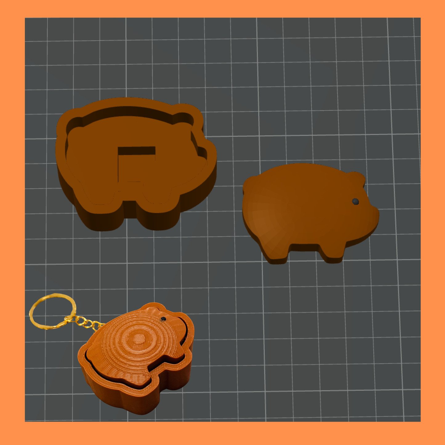 Marranito Clicker 3MF STL File