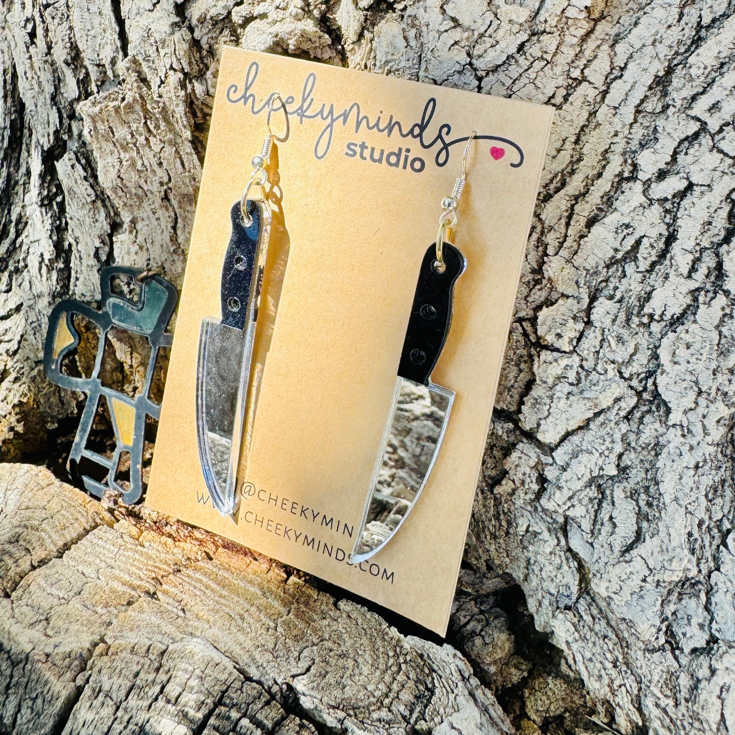 Hanging Knife Earrings image 2