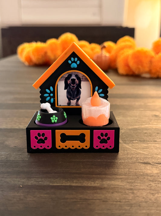Pet Dog Dia de Los Muertos Altar Fidget Clicker