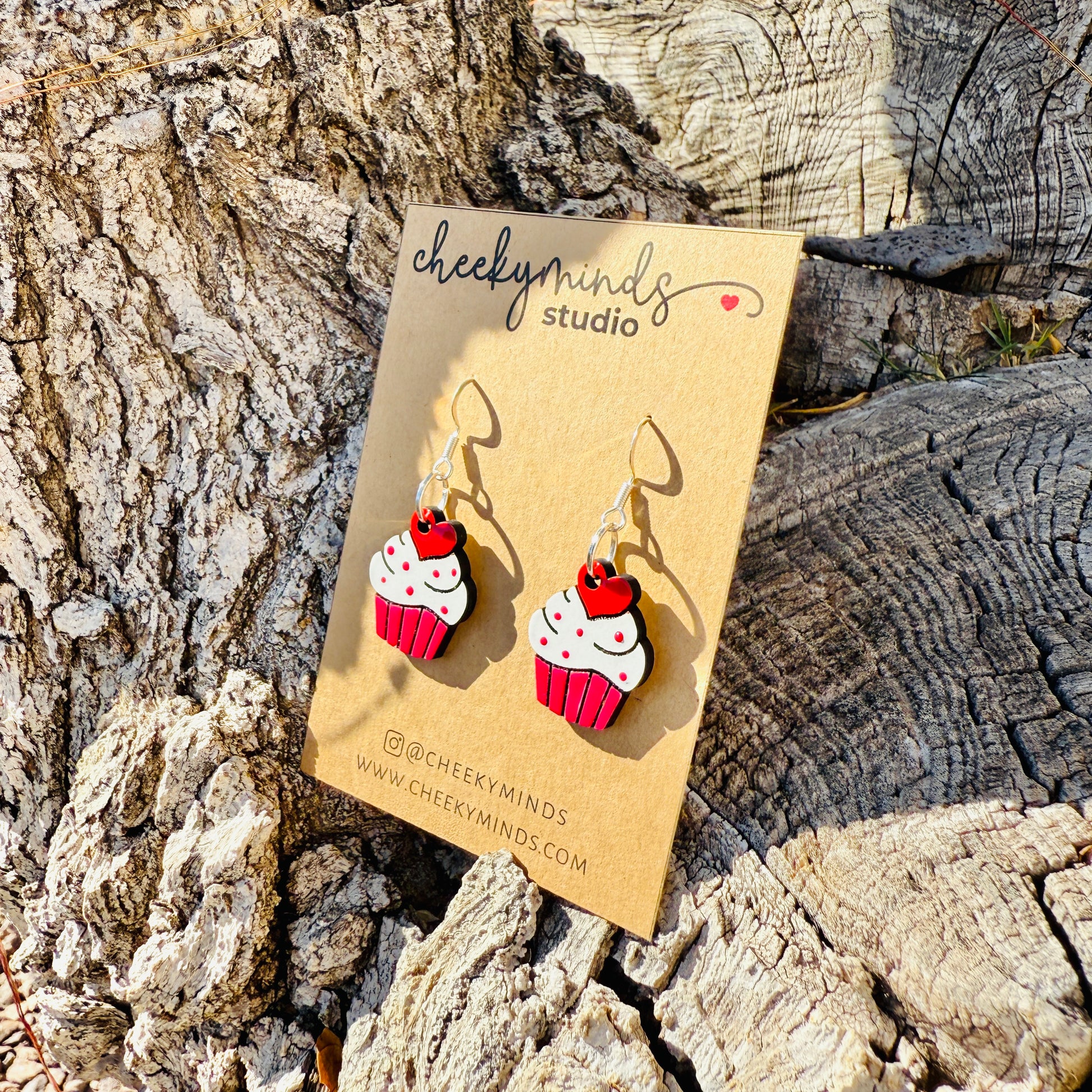 Cup Cake Dangle Earrings image 1
