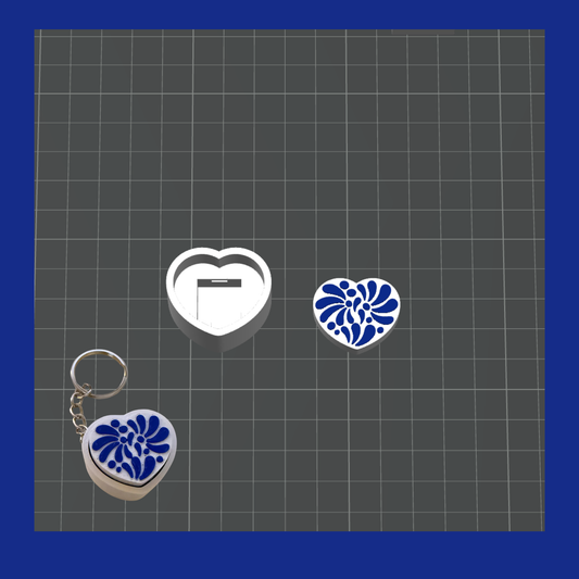 Talavera Heart Clicker 3MF STL File