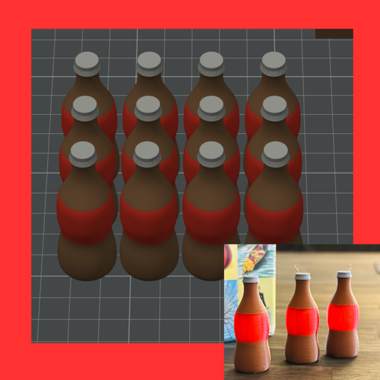 Mexican Soda 3D Print File Regular and Magnetic