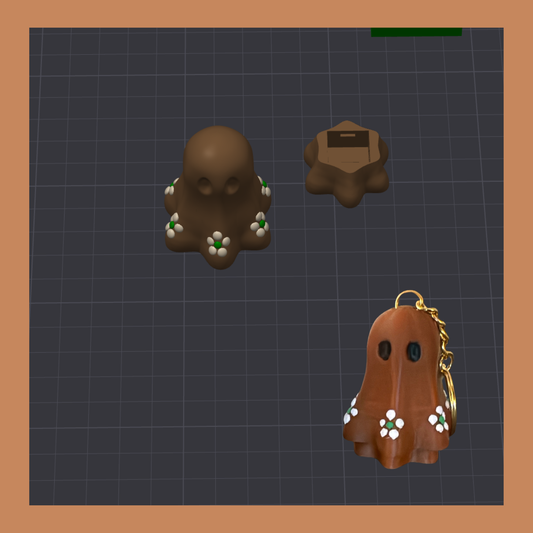 Cafecito Ghost Clicker 3D Print File