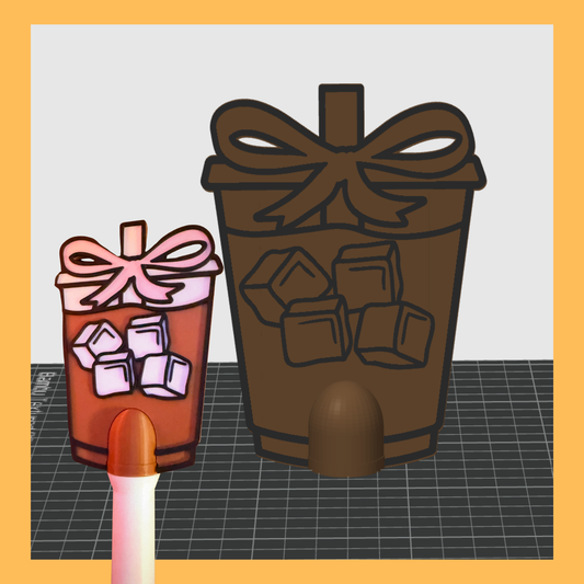 Iced Cafecito Payment Wand Fidget STL File