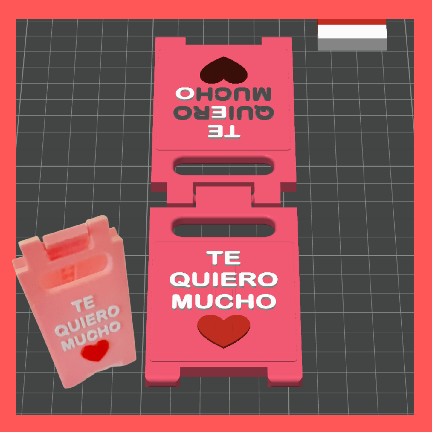Te Quiero Mucho Caution Sign STL File