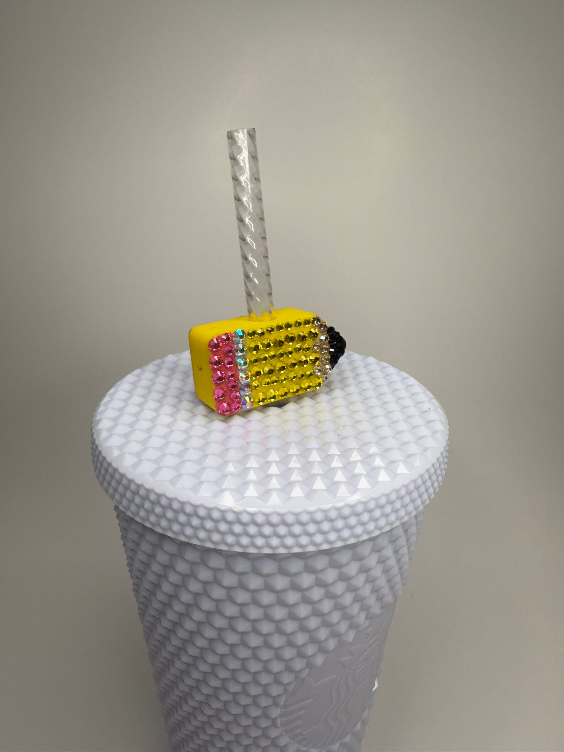 Rhinestone Pencil Straw Charm image 2