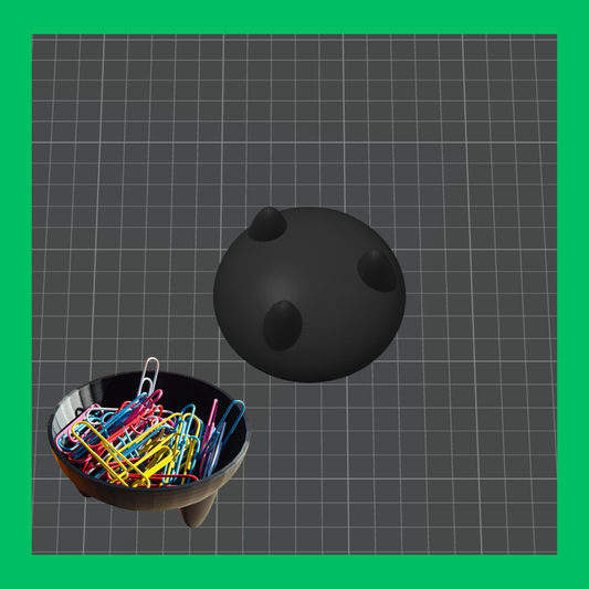 Molcajete Paper Clip Holder STL 3mf File