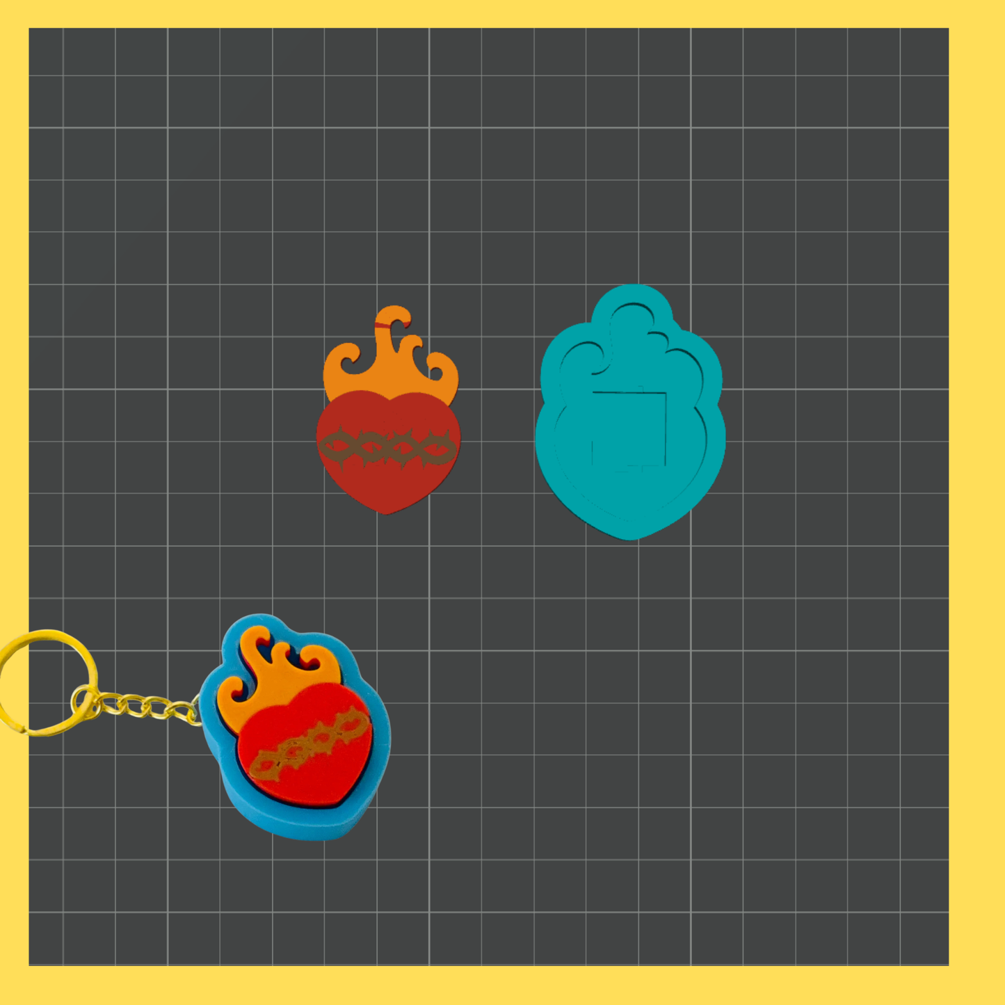Sacred Heart Clicker STL File
