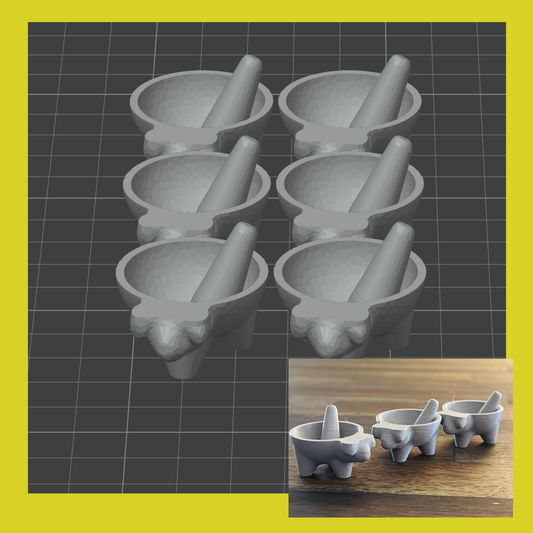 Molcajete 3D Print File Regular Style