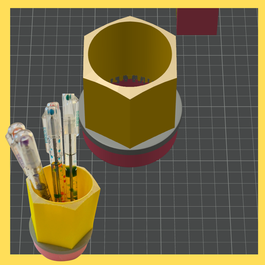 Teacher Pencil Cup STL File