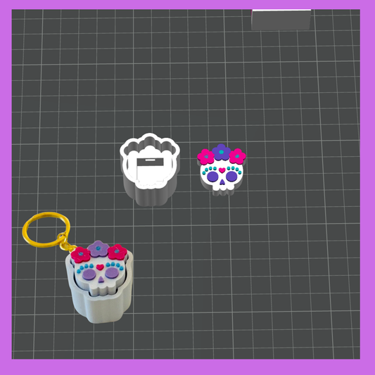 Dia de Los Muertos Clicker STL File